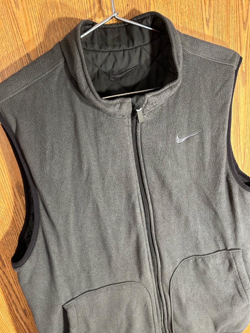 Y2K Nike Reversible Quilted Vest - Picture 4 of 8
